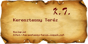 Keresztessy Teréz névjegykártya